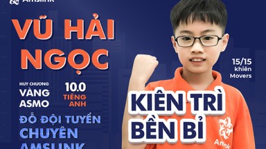 Học viên Hải Ngọc đã xuất sắc hoàn thành mục tiêu đầu tiên của năm học mới 